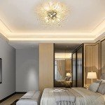 Modern Chrome Crystal Ceiling Light Chandelier