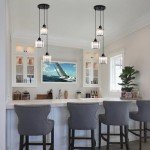 Modern Black Crystal 3-Light Chandelier Pendant