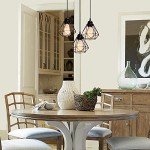 Vintage Geometric 3-Light Ceiling Pendant Lamp