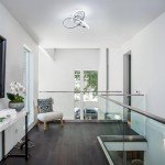 EIDISUNY Modern LED Chrome Ceiling Light 25cm