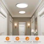 Dimmable LED Ceiling Light with Remote Control