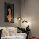 Vintage Glass Pendant Light for Home Decor