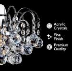 Klass Home Crystal Faceted Ceiling Light Shade
