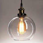 Frideko Vintage 20cm Industrial Glass Pendant Light