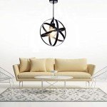 Giggi Adjustable Black Pendant Ceiling Light Fixture