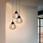 Vintage Geometric 3-Light Ceiling Pendant Lamp