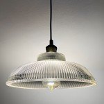 Adjustable Glass Bistro Ceiling Pendant Shade