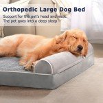 Large Orthopedic Dog Bed with Removable Cover