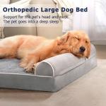 Large Orthopedic Dog Bed with Removable Cover