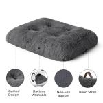 Bedsure Extra Large Fluffy Dog Crate Bed