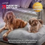 Large Washable Anti-Anxiety Dog Bed in Green