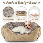 JOEJOY Washable Calming Dog Bed - Soft Plush