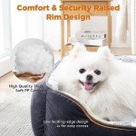 MIXJOY Washable Medium Dog Bed – Super Soft Grey