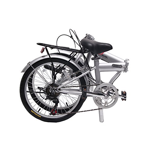 Folding 6-Speed City Bike - Silver