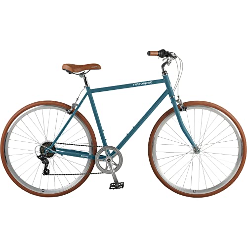 Retrospec Kinney 7-Speed City Bike - Coastal Blue