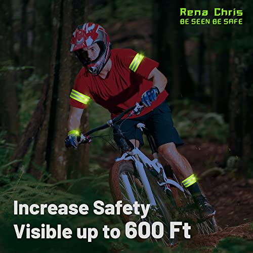 4 Pcs High-Visibility Reflective Safety Bands