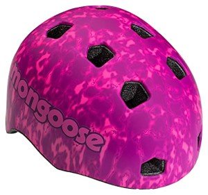 Mongoose Pink BMX Helmet for Girls and Kids