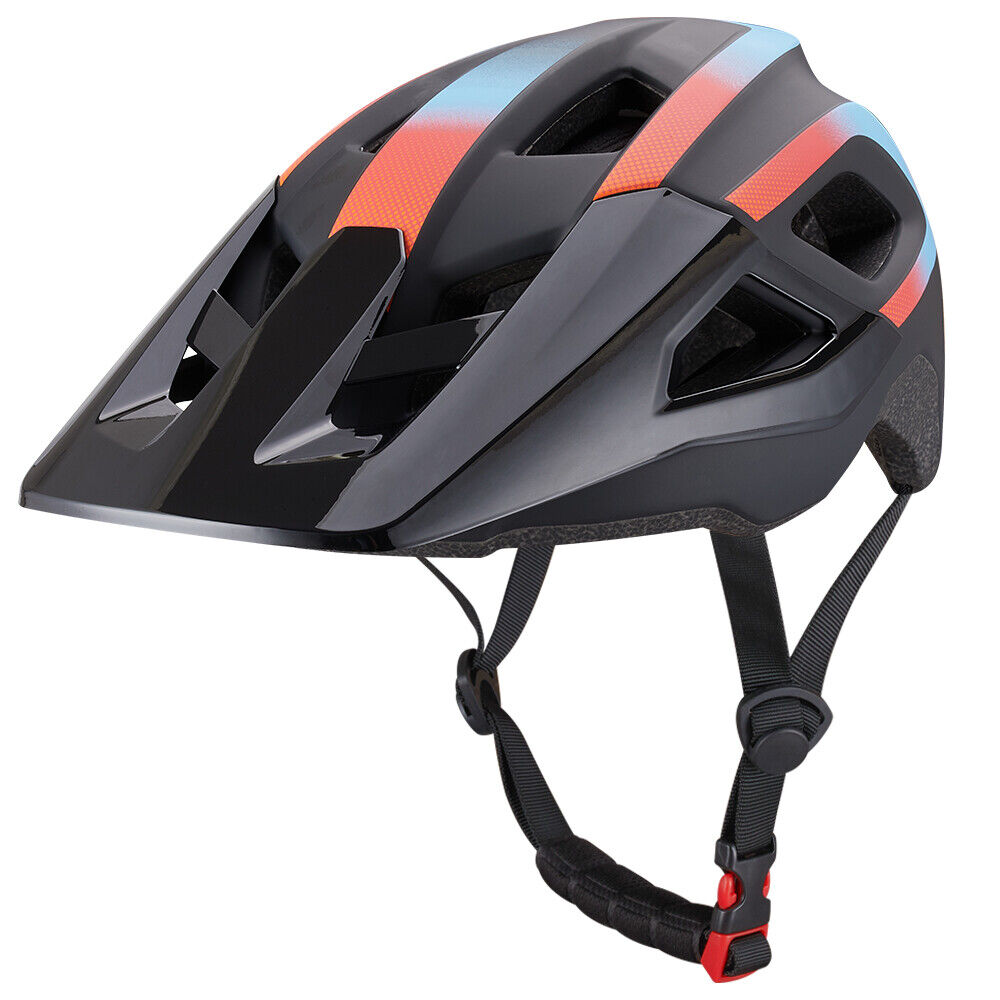 Wind Talk Mountain Bike Helmet with Large Visor