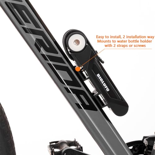 BIGLUFU Heavy Duty Folding Bike Lock Set