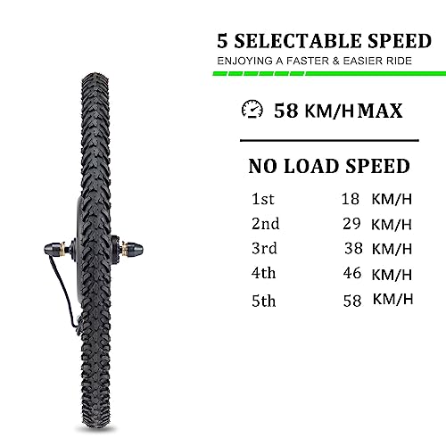 Ktaxon 48V 1000W Ebike Conversion Kit