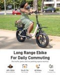 VITILAN U7 750W Folding eBike, 20'' Fat Tire