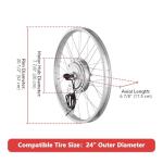 24" Electric Bike Front Wheel Conversion Kit