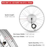 24" Electric Bike Front Wheel Conversion Kit