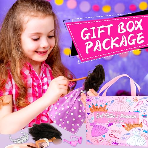 50-Piece Barbie Doll Clothes and Accessories Collection
