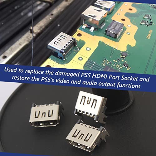 3PCS HDMI Port Connector for PS5 Console