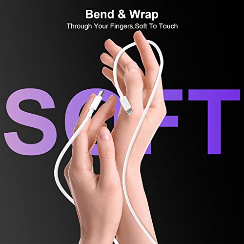 2-Pack Apple MFi Certified 6ft iPhone Charger Cable