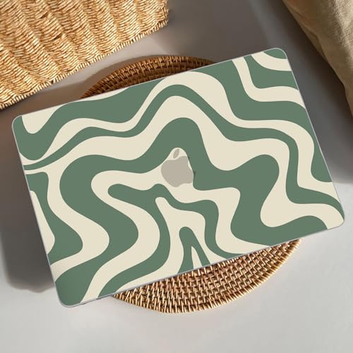 AKIT MacBook Air 13" Green Wave Case Bundle