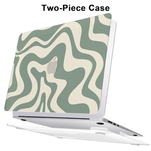 AKIT MacBook Air 13" Green Wave Case Bundle