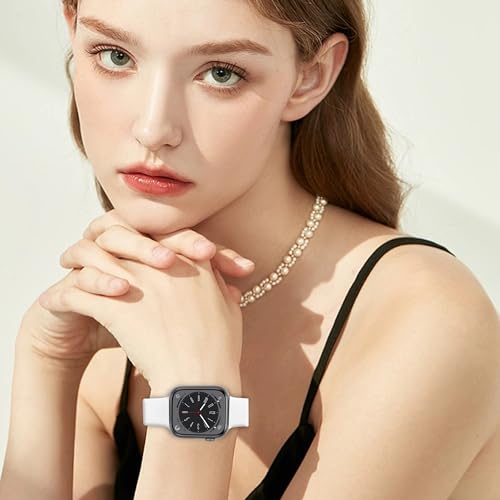 18-Pack Silicone Bands for Apple Watch Sizes