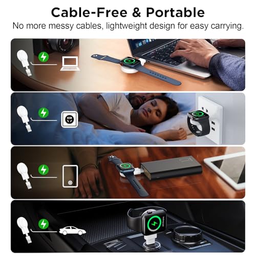 2024 Apple Watch Magnetic Portable Charger, Fast Charging