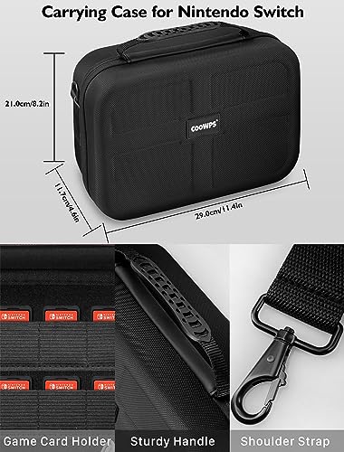 Nintendo Switch Case: Portable Full Protection Carrying Bag