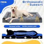 Medium Orthopedic Dog Bed Sofa with Bolster