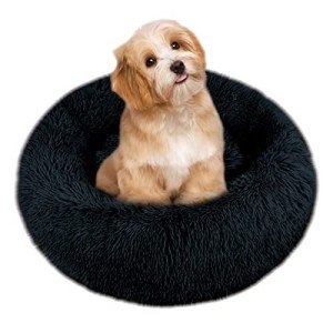 Cozy Anti-Anxiety Donut Dog Bed for Small Pets