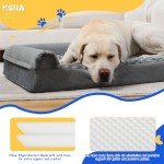 Medium Orthopedic Dog Bed Sofa with Bolster
