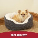 Rosewood Grey Jumbo Plush Oval Dog Bed