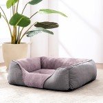 JOEJOY Medium Washable Dog Bed with Support