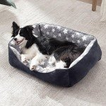 MIXJOY Extra Large Soft Dog Bed - Grey