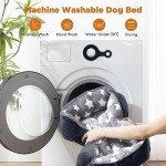 MIXJOY Extra Large Soft Dog Bed - Grey