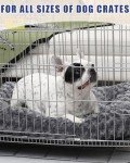 Large Washable Calming Dog Bed - Dark Grey