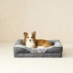 XL Orthopedic Dog Bed with Memory Foam and Sides