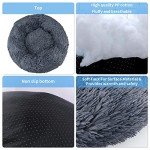 Cozy Plush Donut Bed for Small Pets