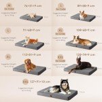 Large Orthopedic Dog Bed with Washable Cover