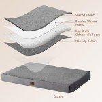 Large Orthopedic Dog Bed with Washable Cover