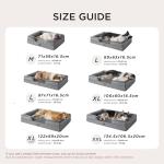 Bedsure Medium Washable Orthopedic Dog Sofa Bed
