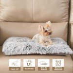 Fluffy Anti-Anxiety Small Dog Crate Bed