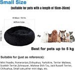Cozy Anti-Anxiety Donut Dog Bed for Small Pets